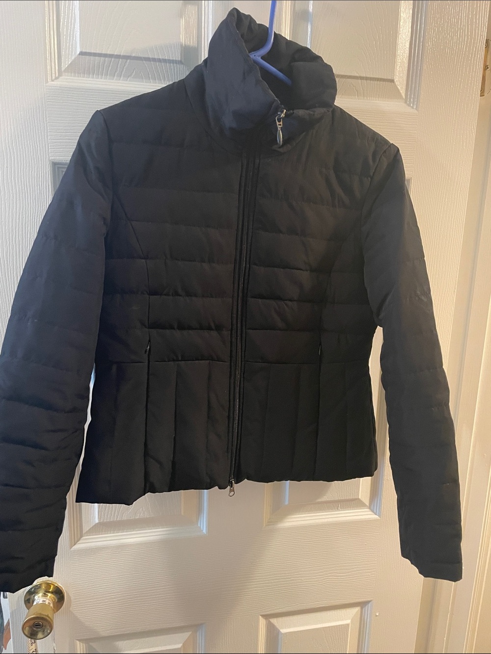 Kenneth Cole Medium Reaction Women's Black Quilted Puffer Jacket